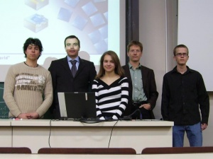 Vorstellung von Zeiss SMT durch die Gäste des Physiker im Beruf-Teams (2007)